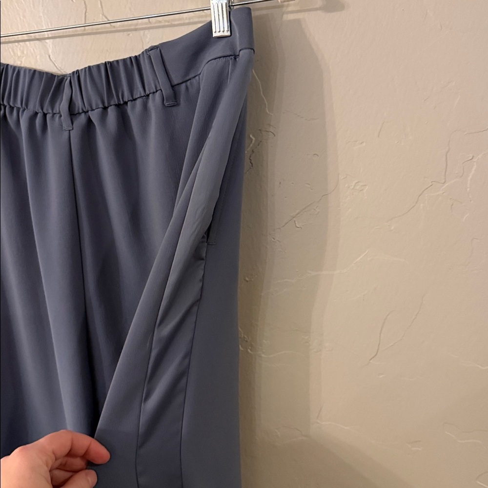 A New Day Women's High-Rise Satin Side Striped Straight Trousers - size 6 - Picture 5 of 6